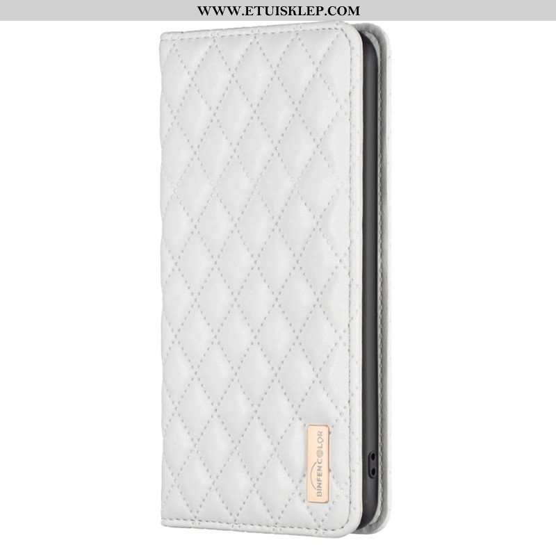 Etui Na Telefon do Xiaomi Redmi Note 12 Pro Etui Folio Pikowany Binfen Kolor